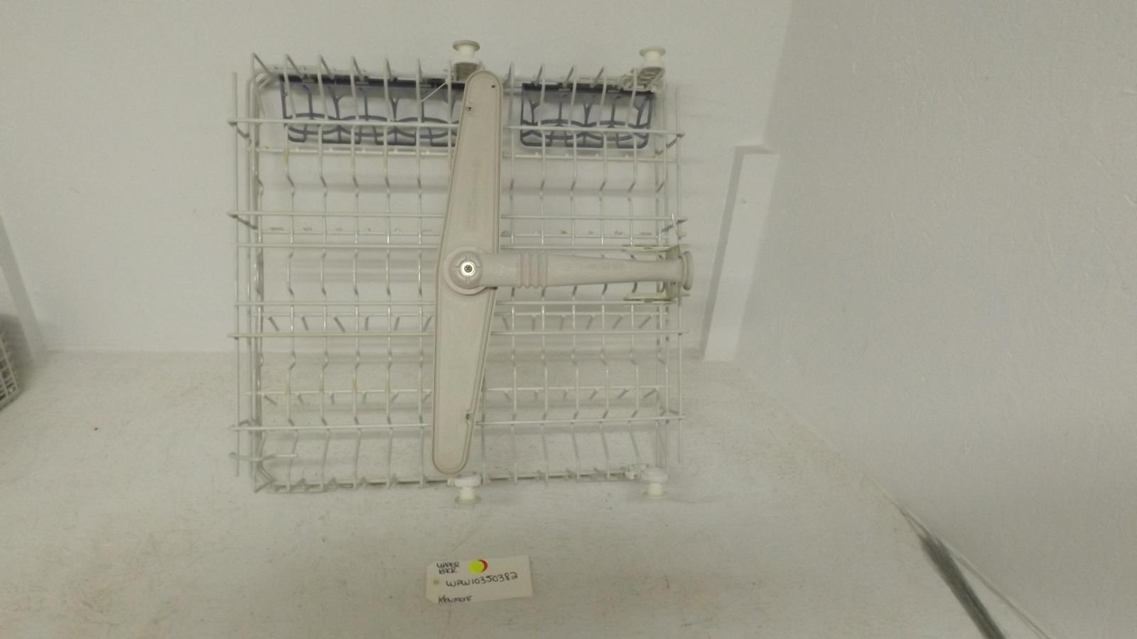 KENMORE DISHWASHER WPW10350382 UPPER RACK (USED) KENMORE DISHWASHER WPW10350382 UPPER RACK (USED)